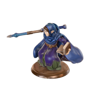 Elf Mage — Crouching