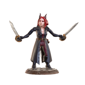 Tiefling Swashbuckler — Swords Out