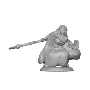 Elf Mage — Crouching